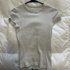 BUNDLE Djerf Avenue Long Sleeve AND T Shirt in Grey